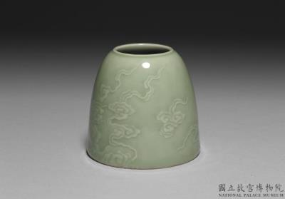 图片[2]-Water holder with green glaze, Qing dynasty, Kangxi reign (1662-1722)-China Archive